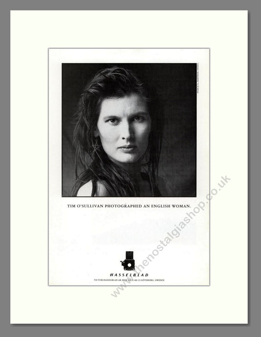 Hasselblad - Tim O'Sullivan. Vintage Advert 1989 (ref AD68215)