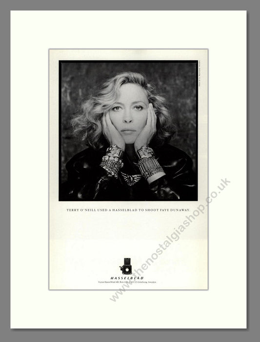 Hasselblad - Terry O'Neill. Vintage Advert 1986 (ref AD68217)
