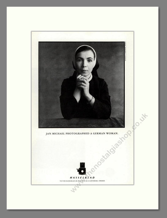 Hasselblad - Jan Michael. Vintage Advert 1989 (ref AD68218)