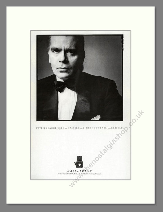 Hasselblad - Patrick Jacob. Vintage Advert 1987 (ref AD68221)
