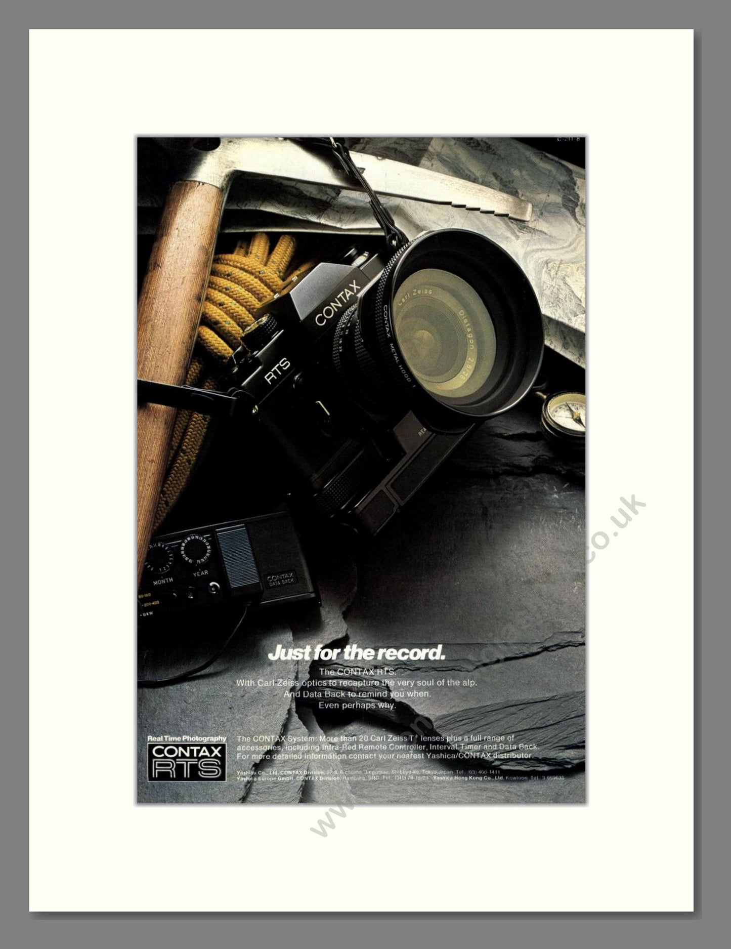 Contax - RTS. Vintage Advert 1978 (ref AD68227)