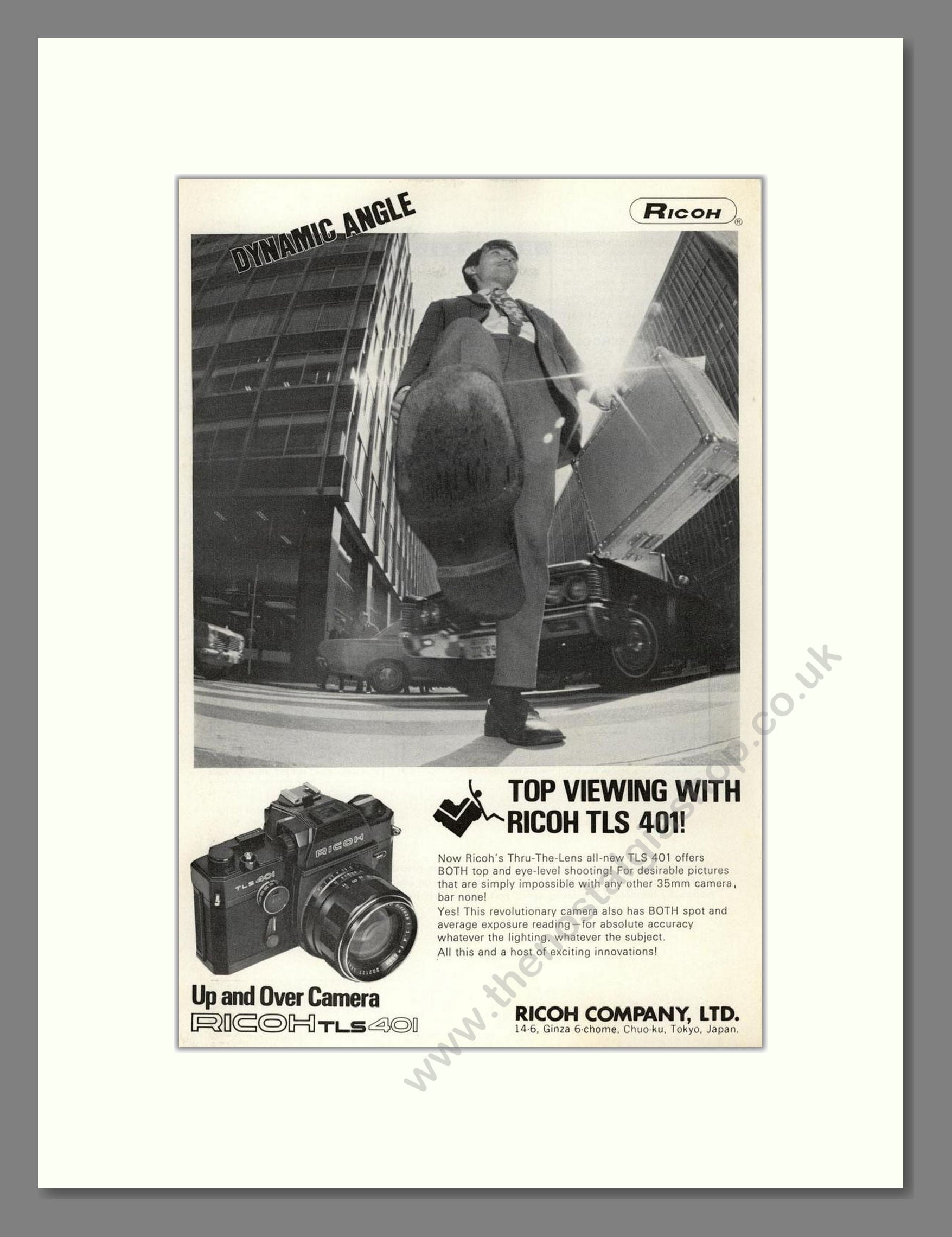 Ricoh - TLS401. Vintage Advert 1971 (ref AD68229)
