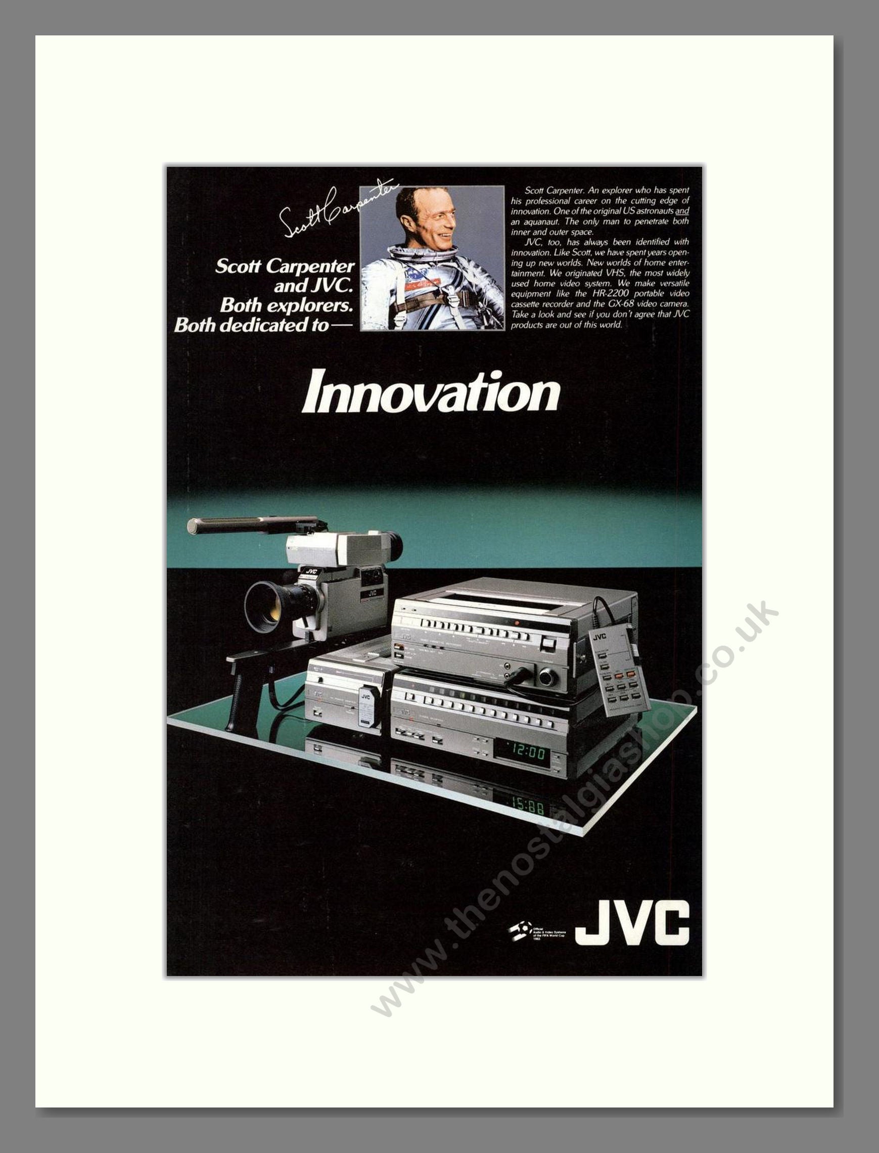 JVC - Scott Carpenter. Vintage Advert 1982 (ref AD68244)