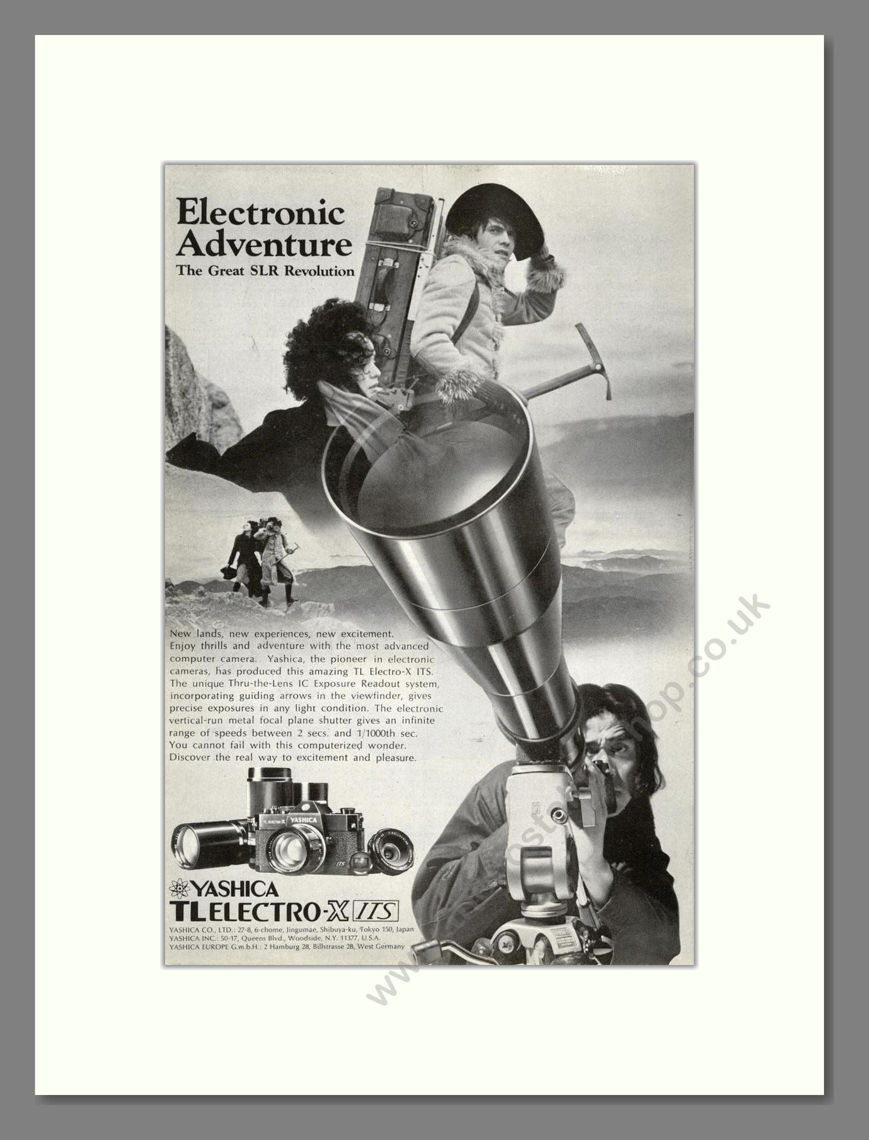Yashica - TL Electro X. Vintage Advert 1972 (ref AD68254)