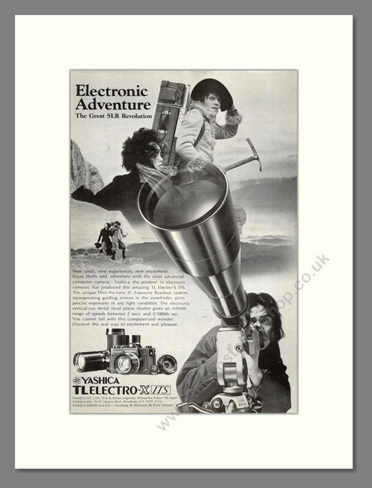 Yashica - TL Electro X. Vintage Advert 1972 (ref AD68254)