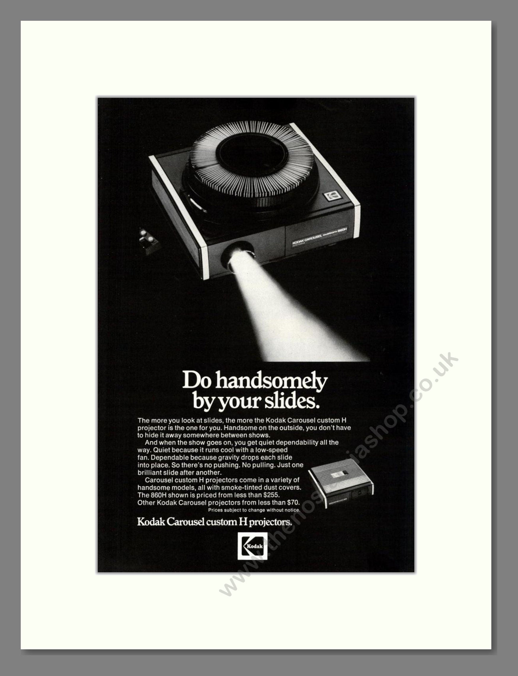 Kodak - Carousel Projectors. Vintage Advert 1974 (ref AD68261)