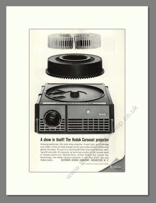 Kodak - Carousel Projectors. Vintage Advert 1964 (ref AD68262)