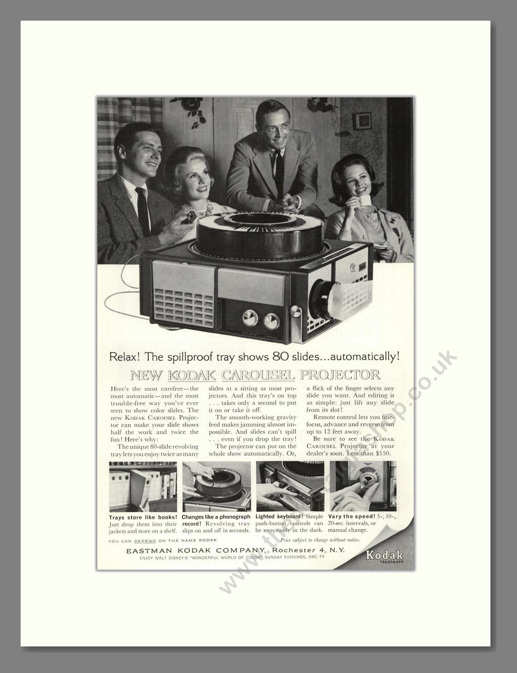 Kodak - Carousel Projectors. Vintage Advert 1962 (ref AD68267)
