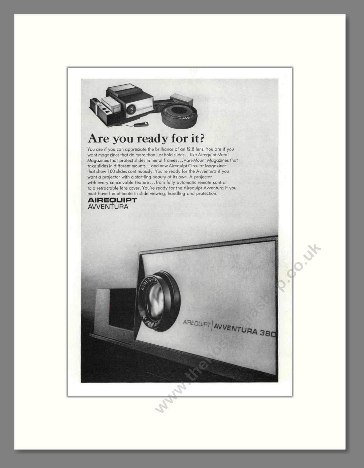 Airequipt - Avventura. Vintage Advert 1964 (ref AD68268)