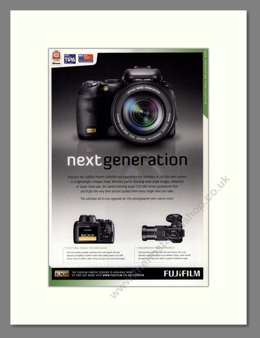 Fujifilm - Finepix S200. Vintage Advert 2009 (ref AD68281)