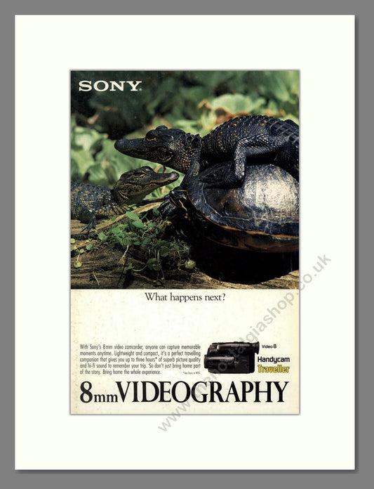 Sony - 8mm Handycam. Vintage Advert 1992 (ref AD68282)