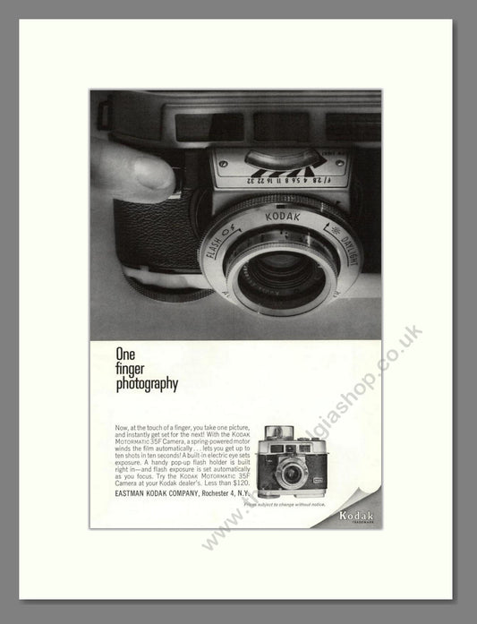 Kodak - Motormatic 35. Vintage Advert 1963 (ref AD68313)