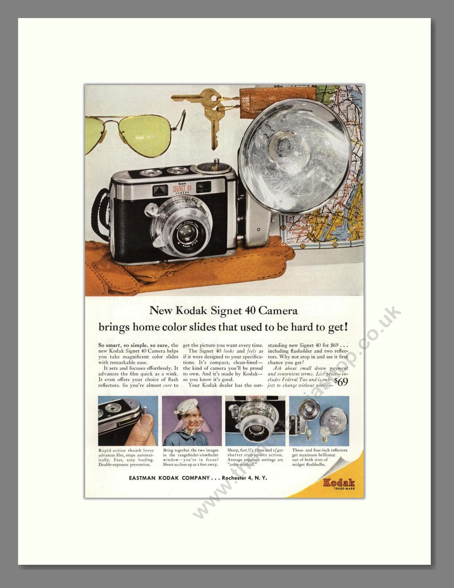 Kodak - Signet 40. Vintage Advert 1957 (ref AD68315)