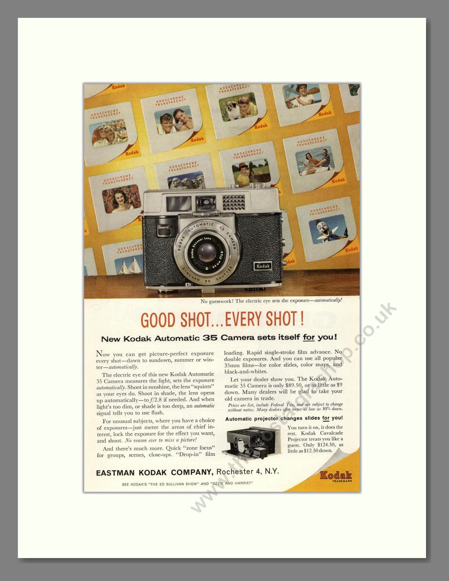 Kodak - Automatic 35. Vintage Advert 1960 (ref AD68319)