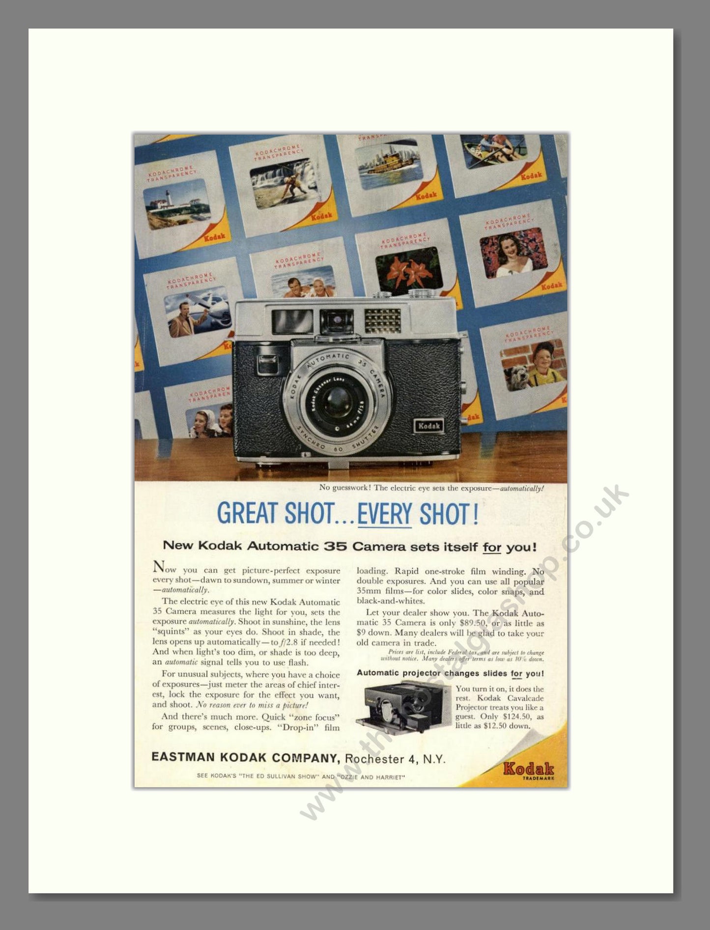 Kodak - Automatic 35. Vintage Advert 1960 (ref AD68320)