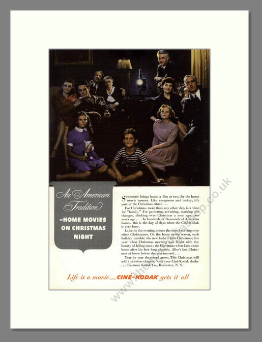 Kodak - Cine-Kodak Projector. Vintage Advert 1942 (ref AD68754)