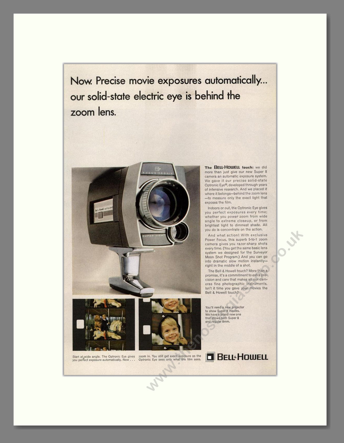 Bell & Howell - Super 8. Vintage Advert 1967 (ref AD68809)