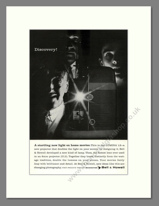 Bell & Howell - Lumina Projector. Vintage Advert 1959 (ref AD68817)