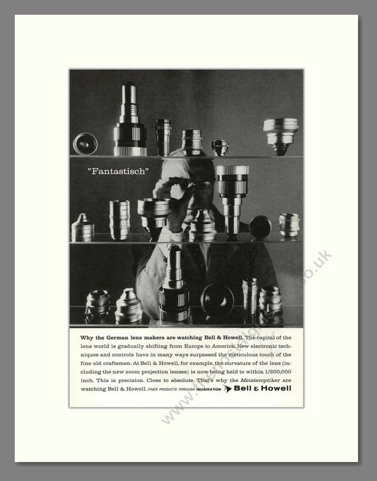 Bell & Howell - Lens Range. Vintage Advert 1959 (ref AD68819)