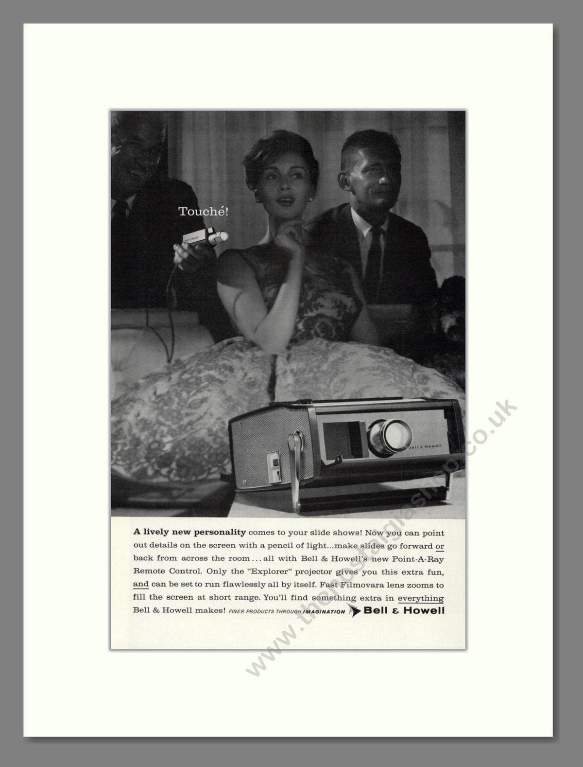 Bell & Howell - Explorer Projector. Vintage Advert 1968 (ref AD68820)