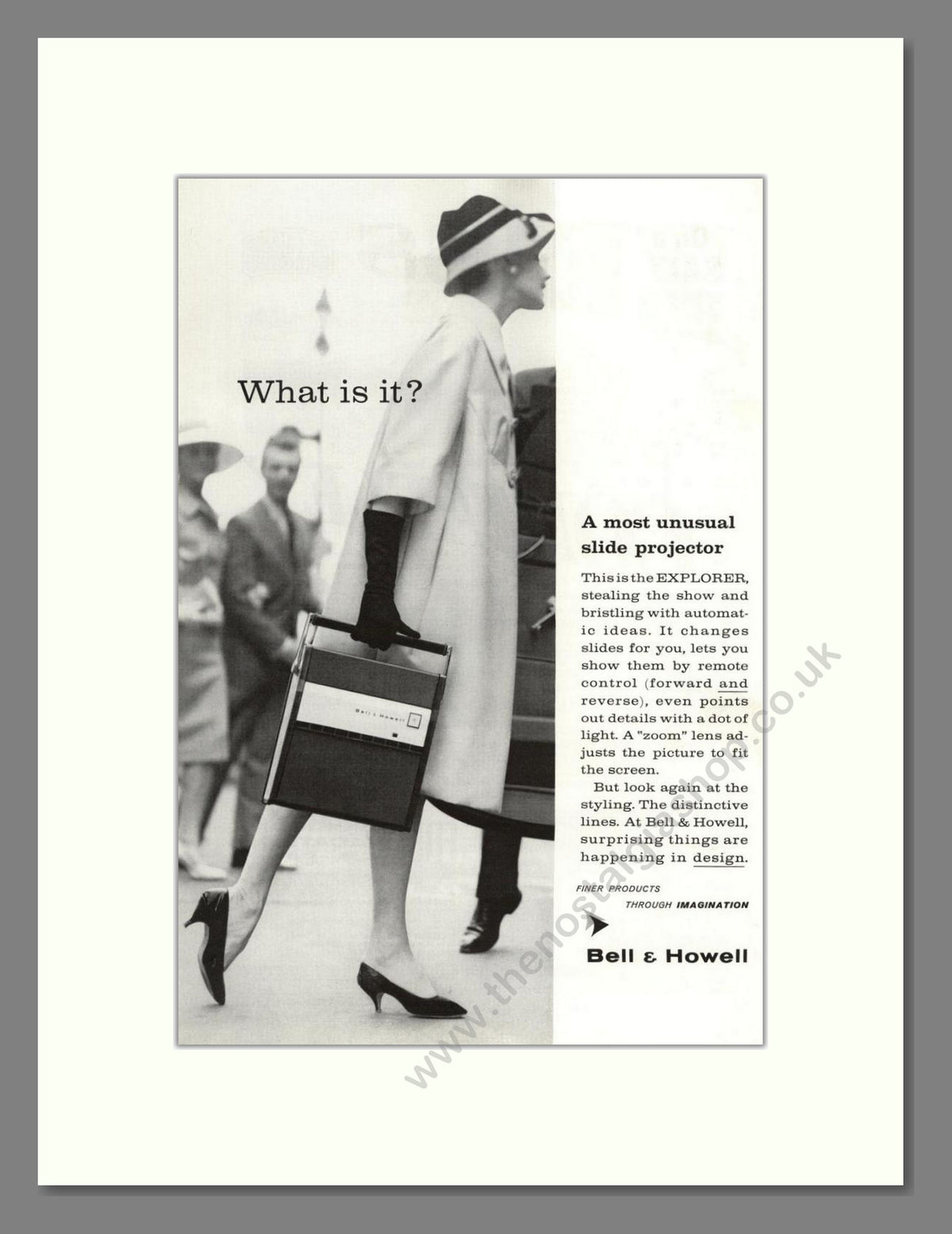 Bell & Howell - Explorer Projector. Vintage Advert 1959 (ref AD68848)