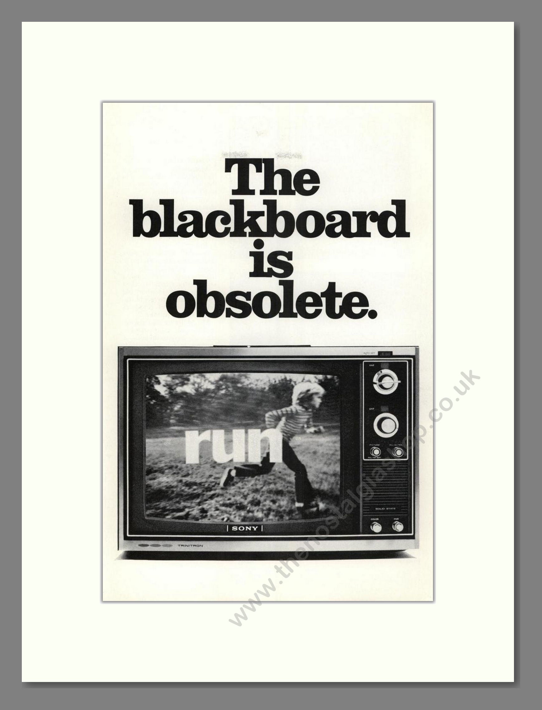 Sony - U-Matic Videocassette System Double Advert. Vintage Advert 1973 (ref AD68428)