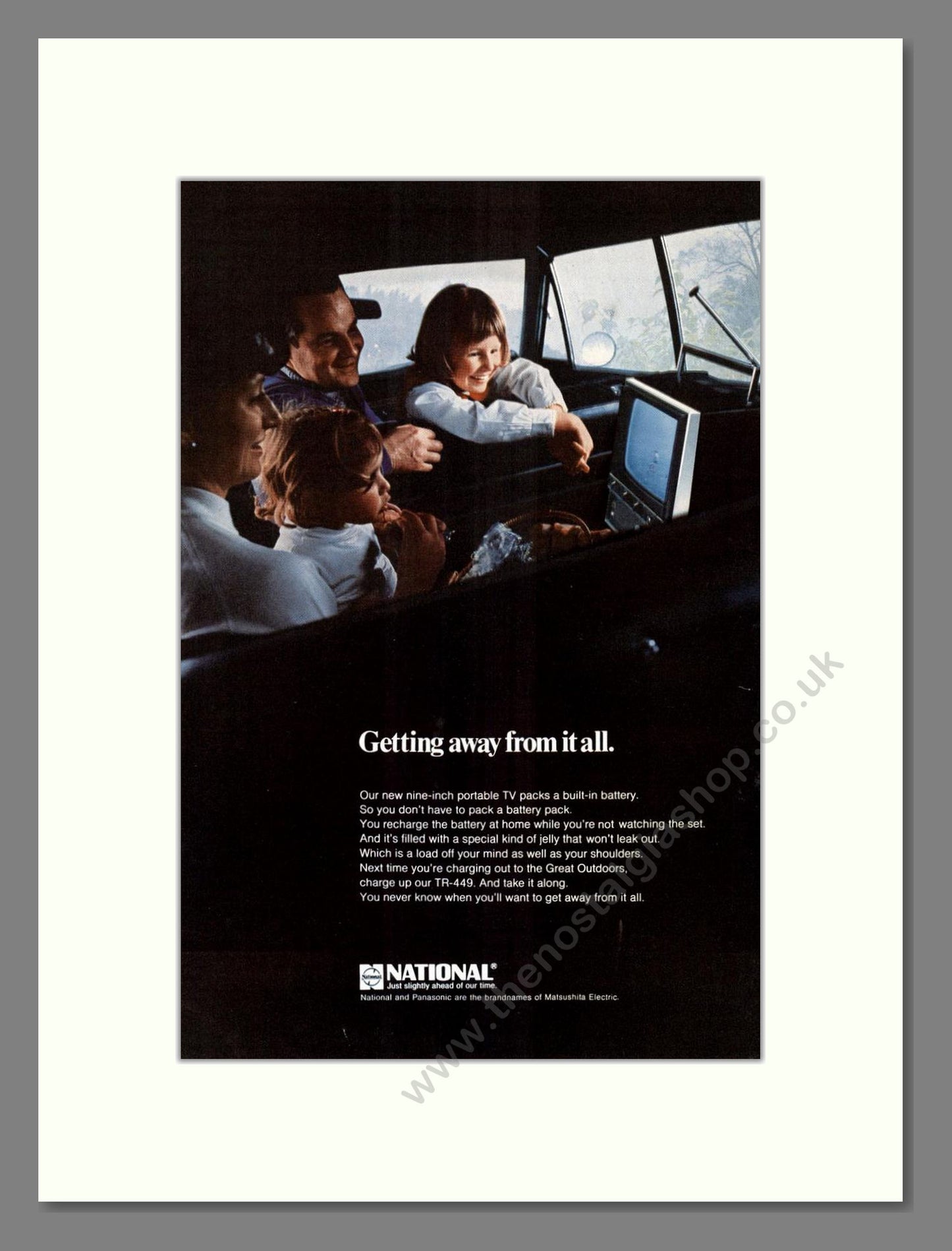 National - 9 Inch TV. Vintage Advert 1970 (ref AD68435)