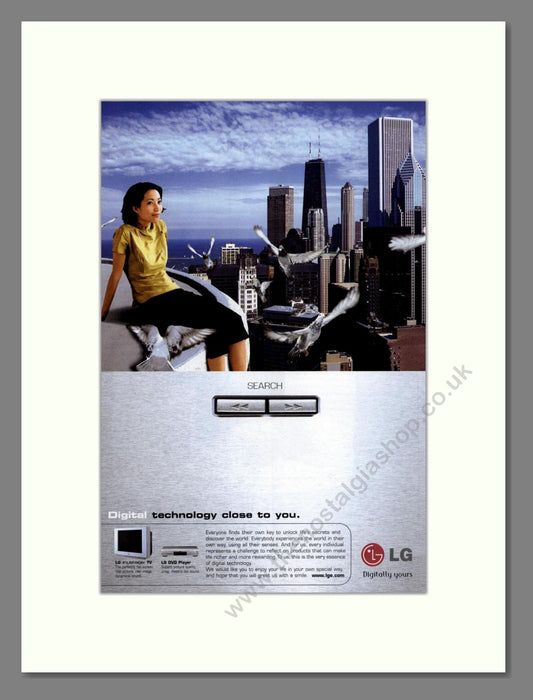 LG - Flatron TV. Vintage Advert 2001 (ref AD68438)