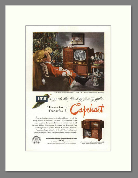 Capehart - New Amsterdam TV. Vintage Advert 1950 (ref AD68442)