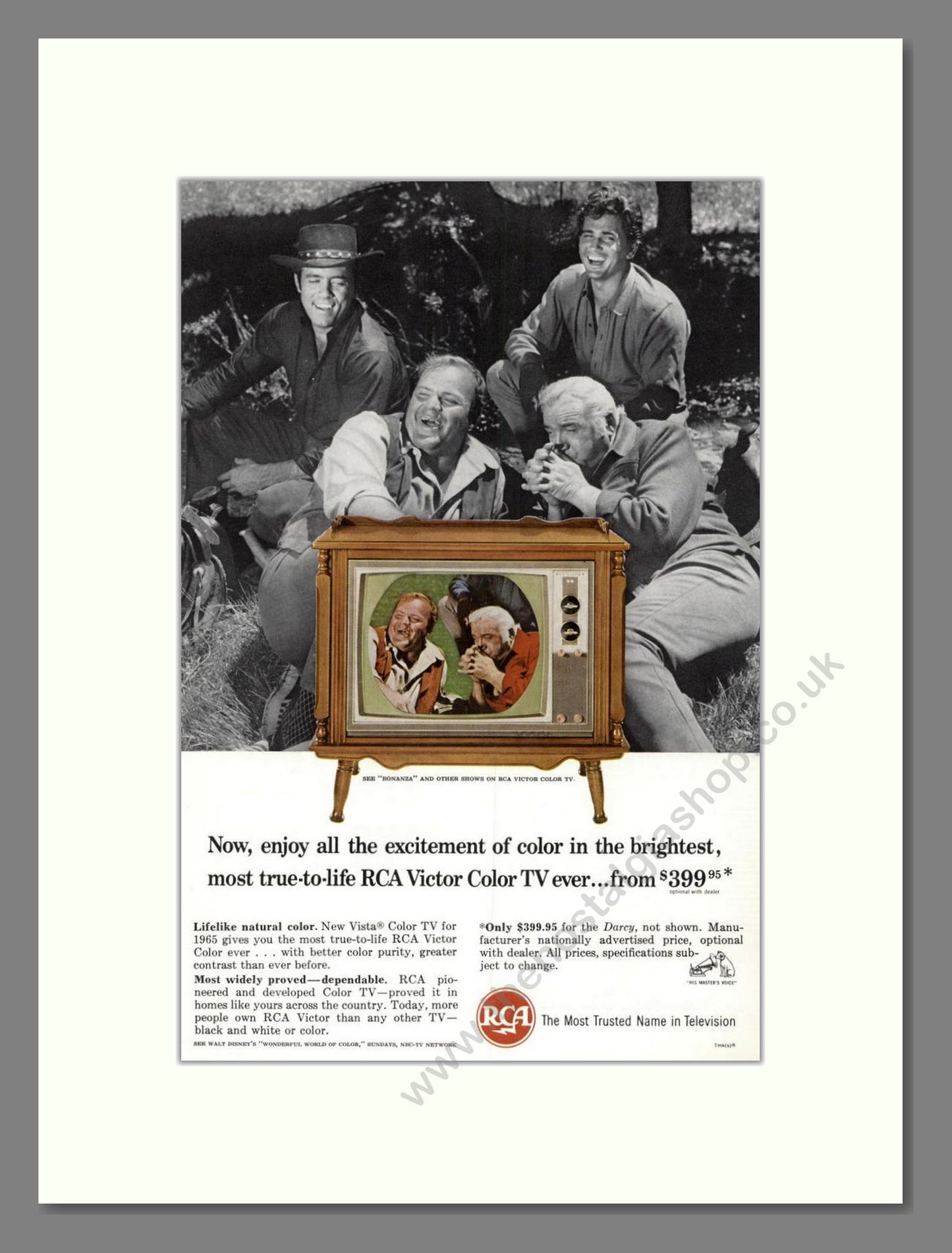 RCA Victor - Vista Colour TV. Vintage Advert 1964 (ref AD68511)