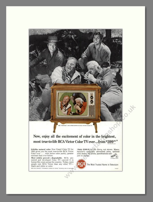 RCA Victor - Vista Colour TV. Vintage Advert 1964 (ref AD68511)
