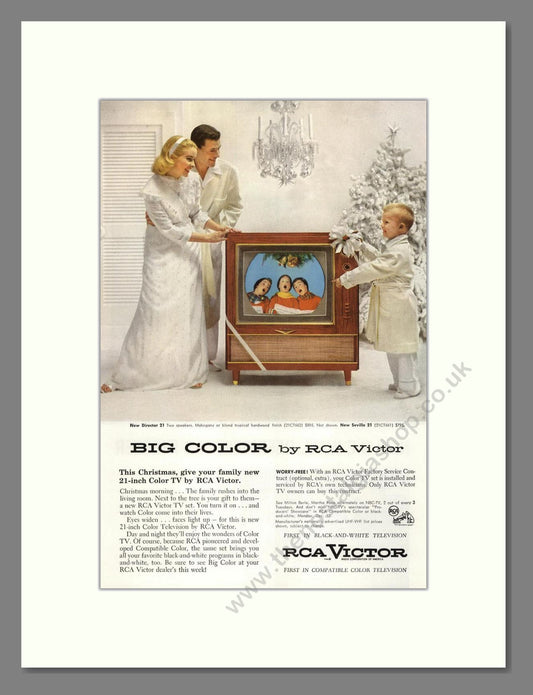 RCA Victor - Director 21 Colour TV. Vintage Advert 1955 (ref AD68515)