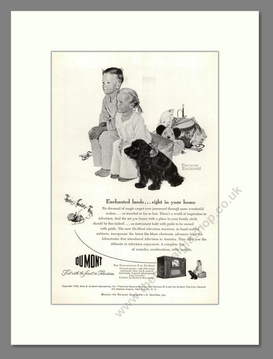 Dumont - Westminster TV. Vintage Advert 1950 (ref AD68542)