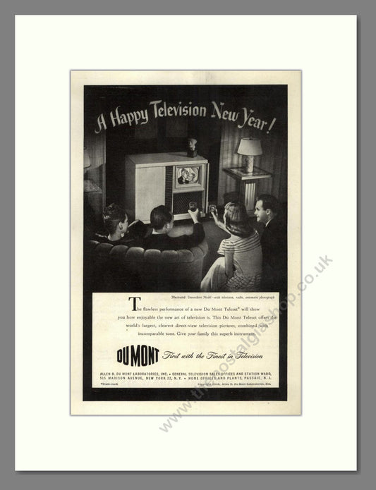 Dumont - Teleset. Vintage Advert 1947 (ref AD68564)