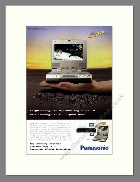 Panasonic - Portable DVD. Vintage Advert 1998 (ref AD68581)