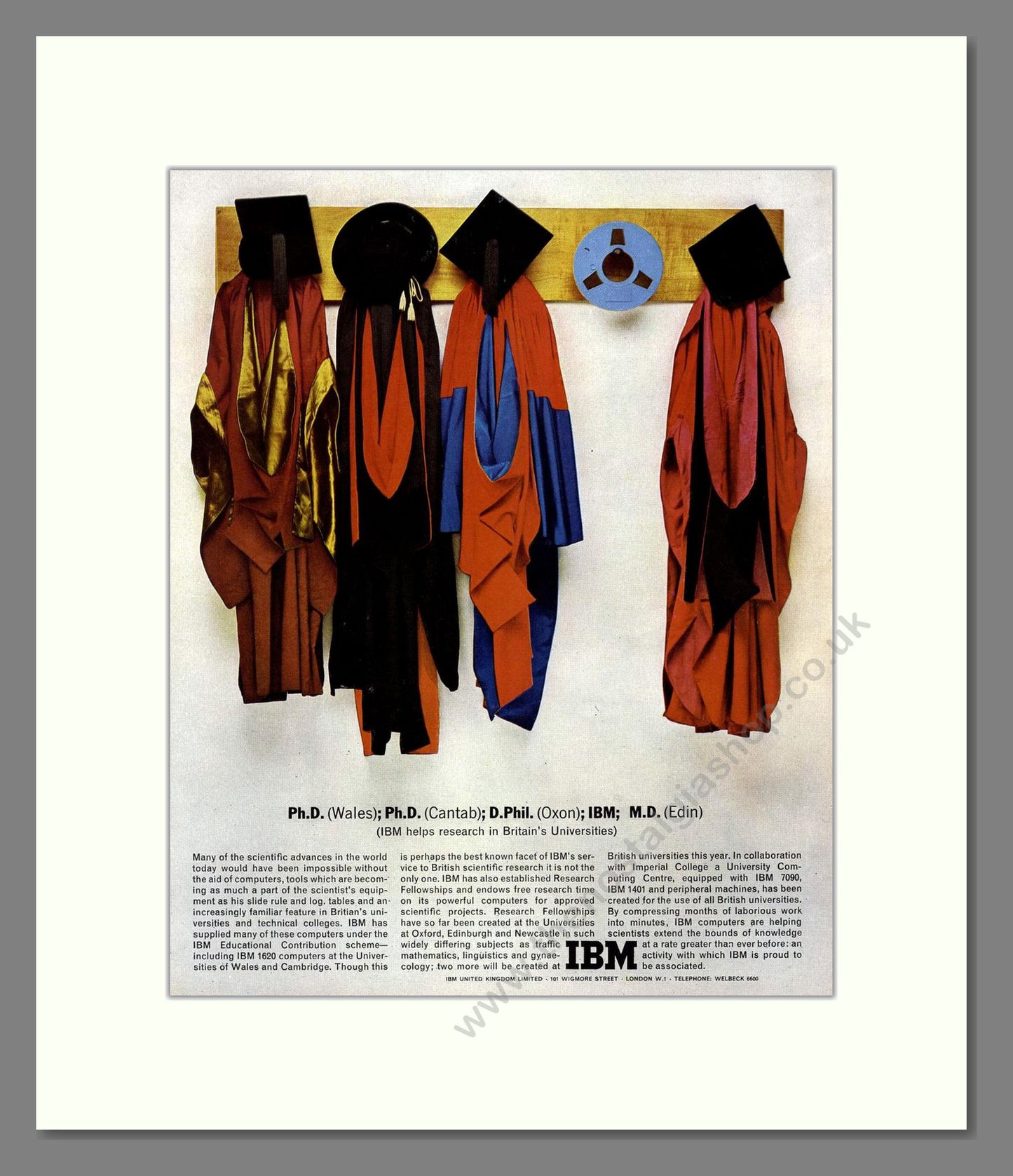 IBM - Research Computers. Vintage Advert 1965 (ref AD68624)