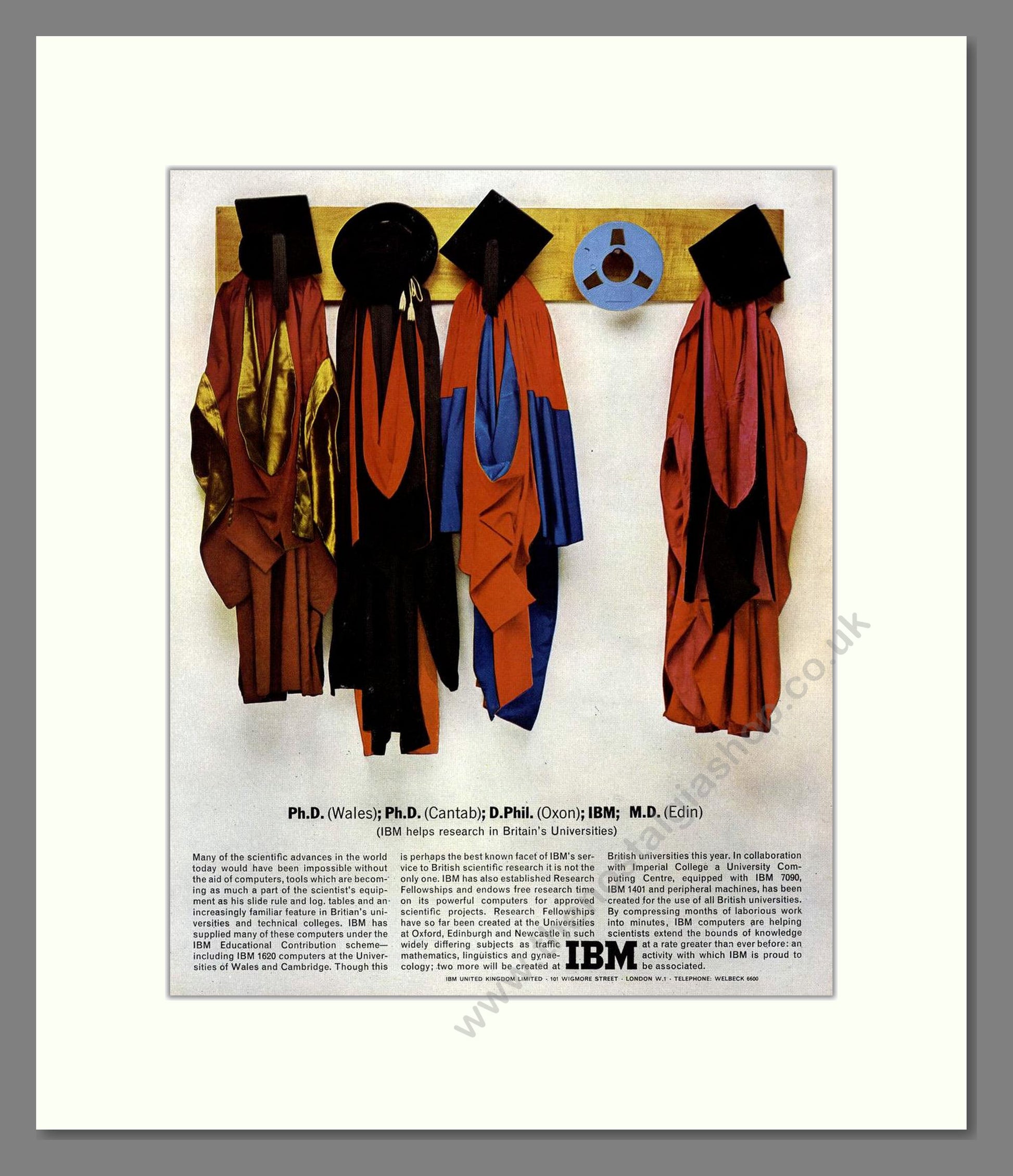 IBM - Research Computers. Vintage Advert 1965 (ref AD68624)