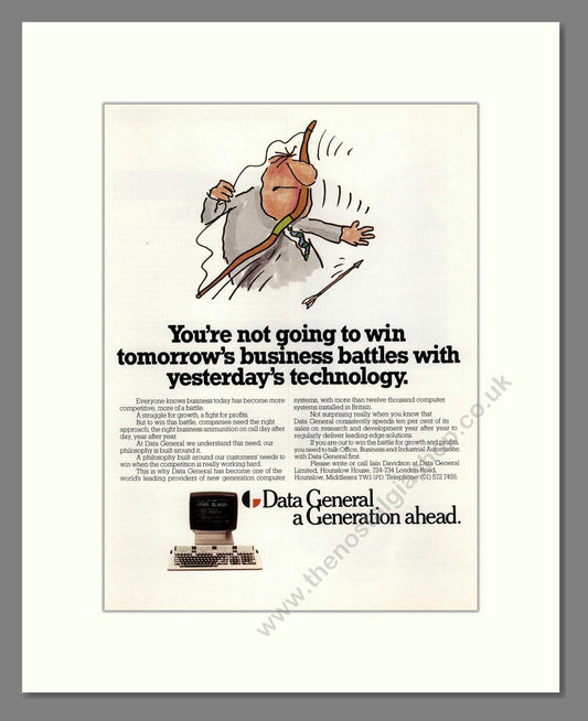 Data General - Computer Systems. Vintage Advert 1984 (ref AD68693)