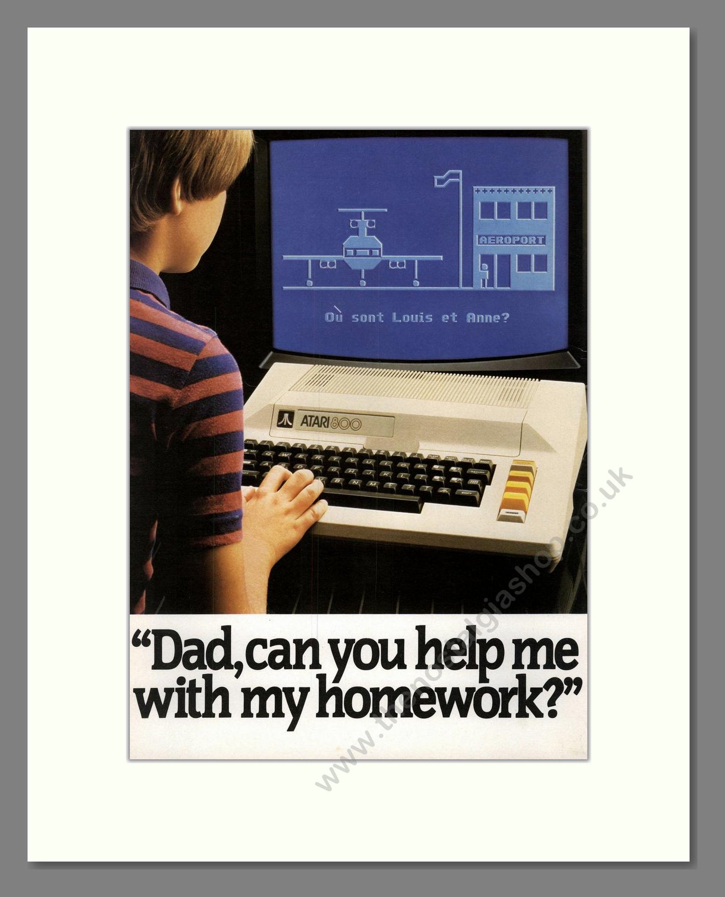 Atari - 800 Computer. Vintage Advert 1982 (ref AD68703)