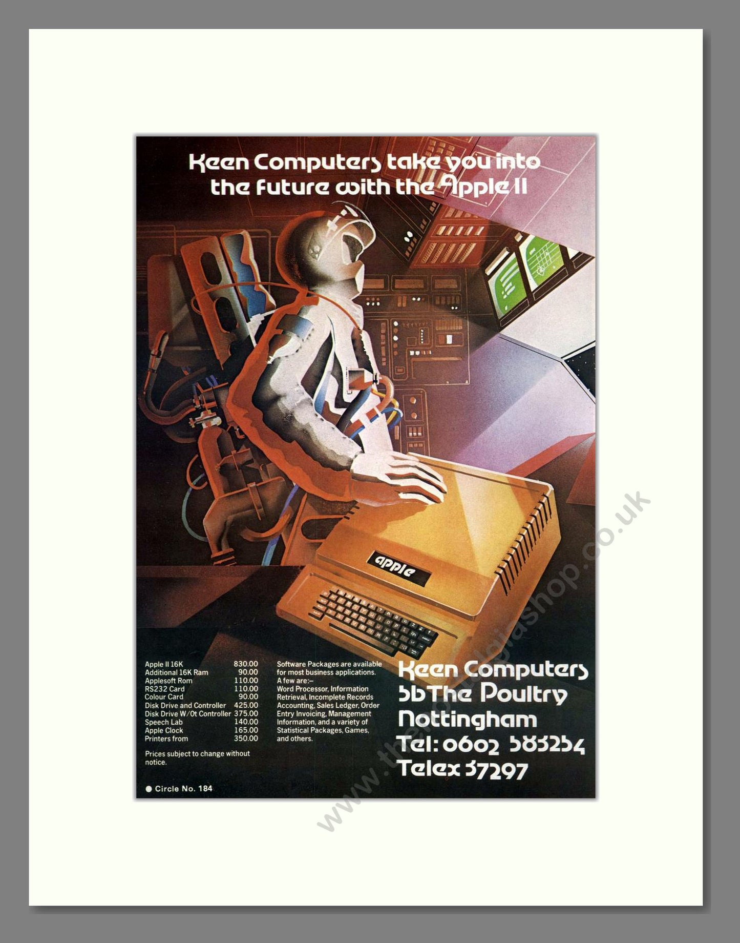 Apple - Apple II At Keen Computers. Vintage Advert 1979 (ref AD68707)