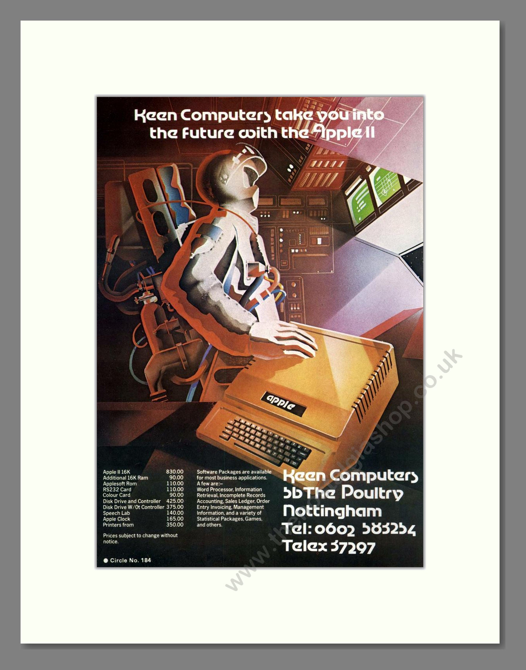 Apple - Apple II At Keen Computers. Vintage Advert 1979 (ref AD68707)
