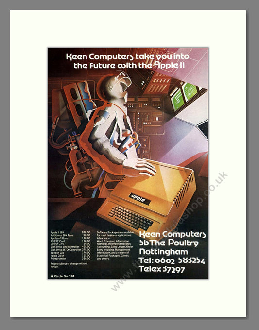 Apple - Apple II At Keen Computers. Vintage Advert 1979 (ref AD68707)