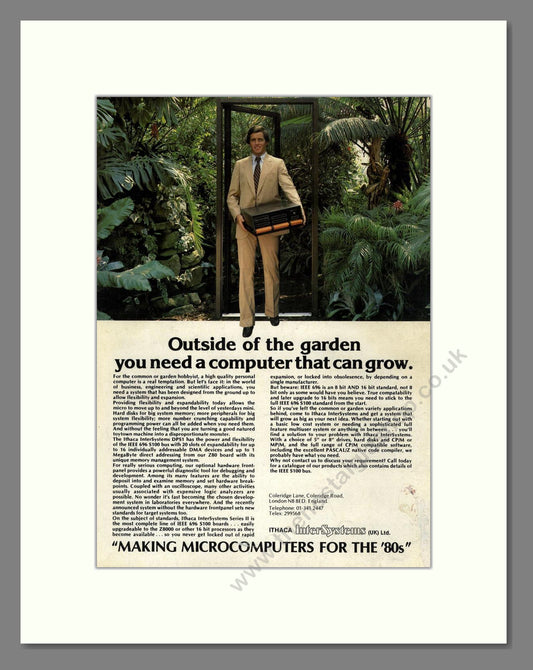 Ithaca Intersystems - DPS1. Vintage Advert 1981 (ref AD68710)