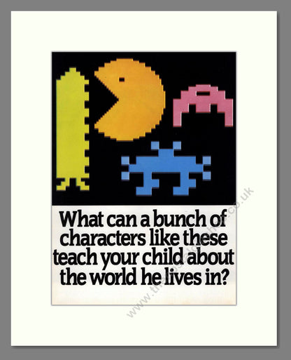 Atari - Home Computers (Double Advert). Vintage Advert 1984 (ref AD68720)