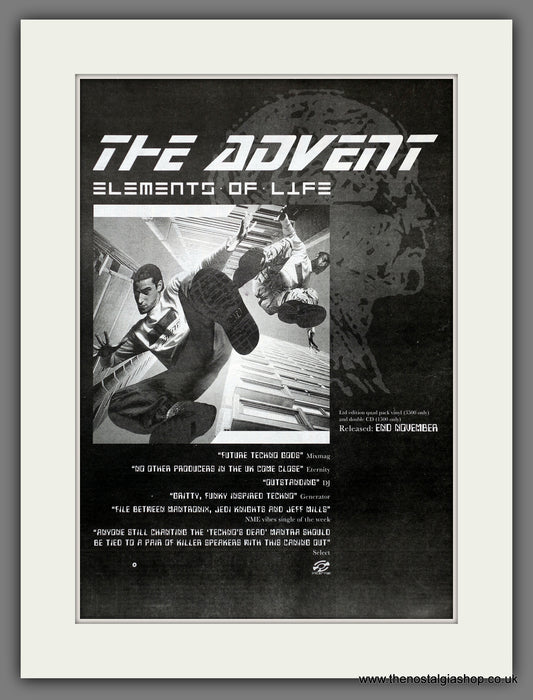 Advent (The) Elements Of Life. Original Advert 1995 (ref AD15620)