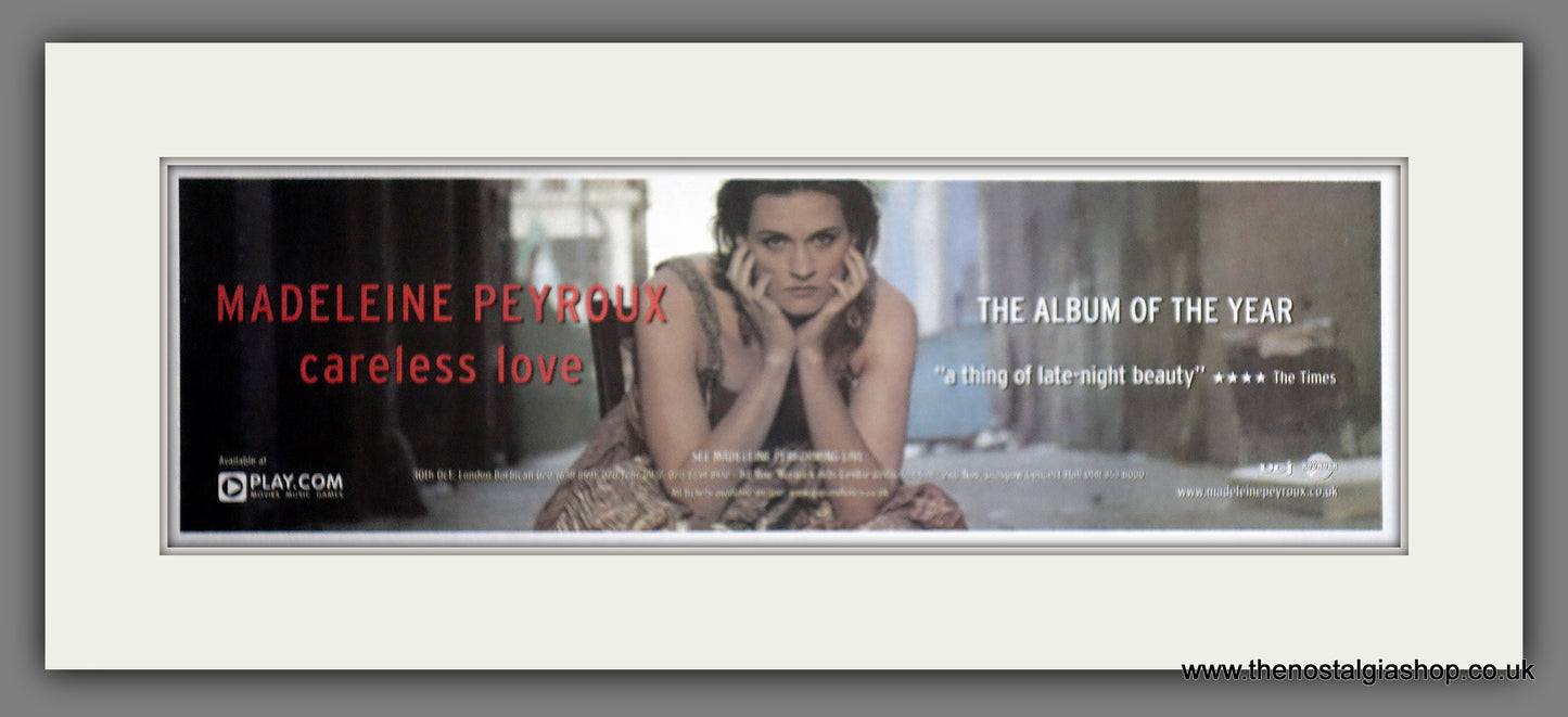 Madeleine Peyroux. Careless Love. Original Advert 2004 (ref AD200791)