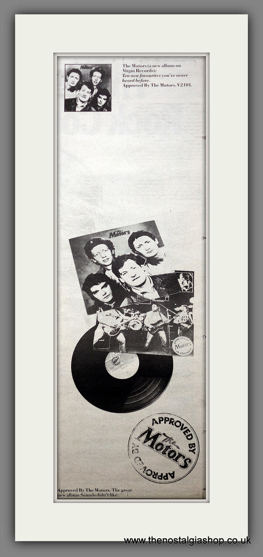 Motors (The) Approved by The Motors. Set of 5 Original Adverts 1978 (ref AD200794)