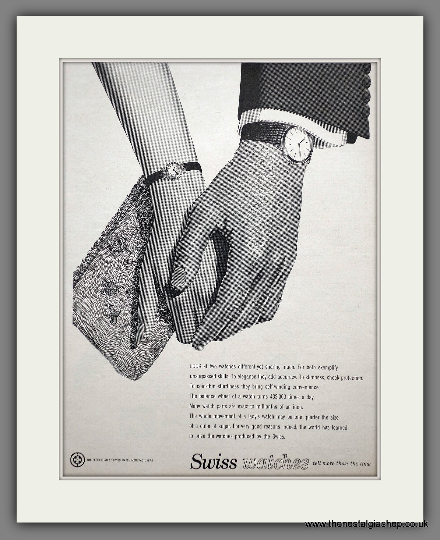 Swiss Watches. Original Advert 1963 (ref AD61201)
