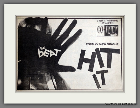 Beat (The) Hit It. Vintage Advert 1981 (ref AD61176)