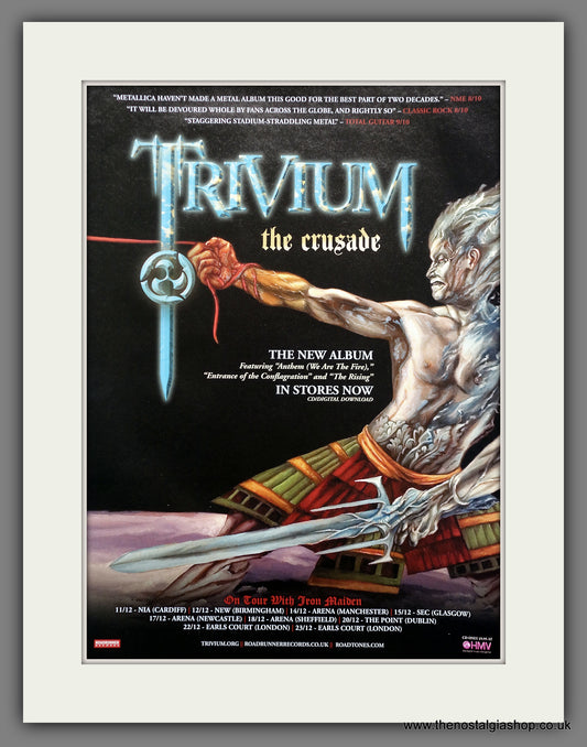 Trivium. The Crusade. Original Advert 2007 (ref AD61185)